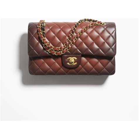 chanel fuschia flap|Classic 11.12 handbag, Gradient lambskin & gold.